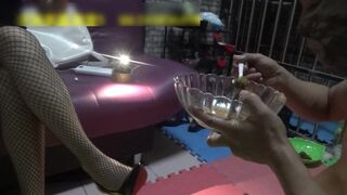 Eating a whole bowl of brown shit from Chinese mistress, ScatKings.com Scat Porn 14 ScatKings.com Scat Porn