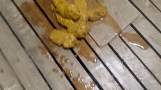 Floryn Poop In The Wooden Bed, ScatKings.com Scat Porn 5 ScatKings.com Scat Porn