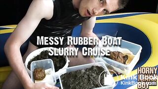 Messy Rubber Boat Slurry Cruise, ScatKings.com Scat Porn 9 ScatKings.com Scat Porn